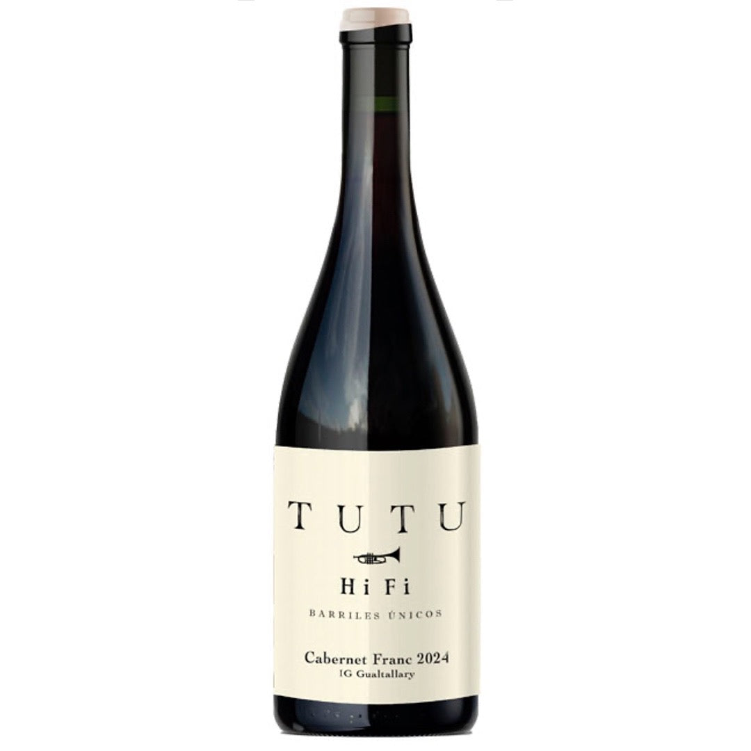 TUTU HI FI BARRILES UNICOS CABERNET FRANC GUALTALLARY 2024
