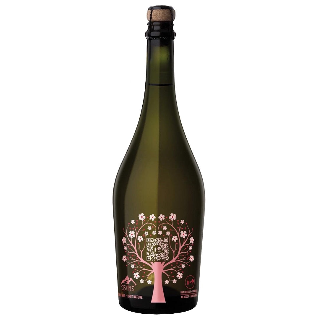 3SAPAS ESPUMANTE BRUT NATURE ROSADO