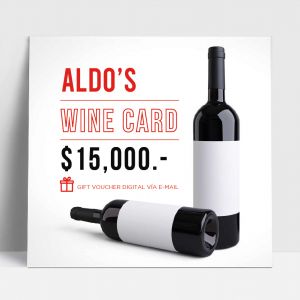 ALDO´S WINE CARD $15.000