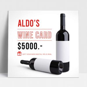 ALDO´S WINE CARD $5.000